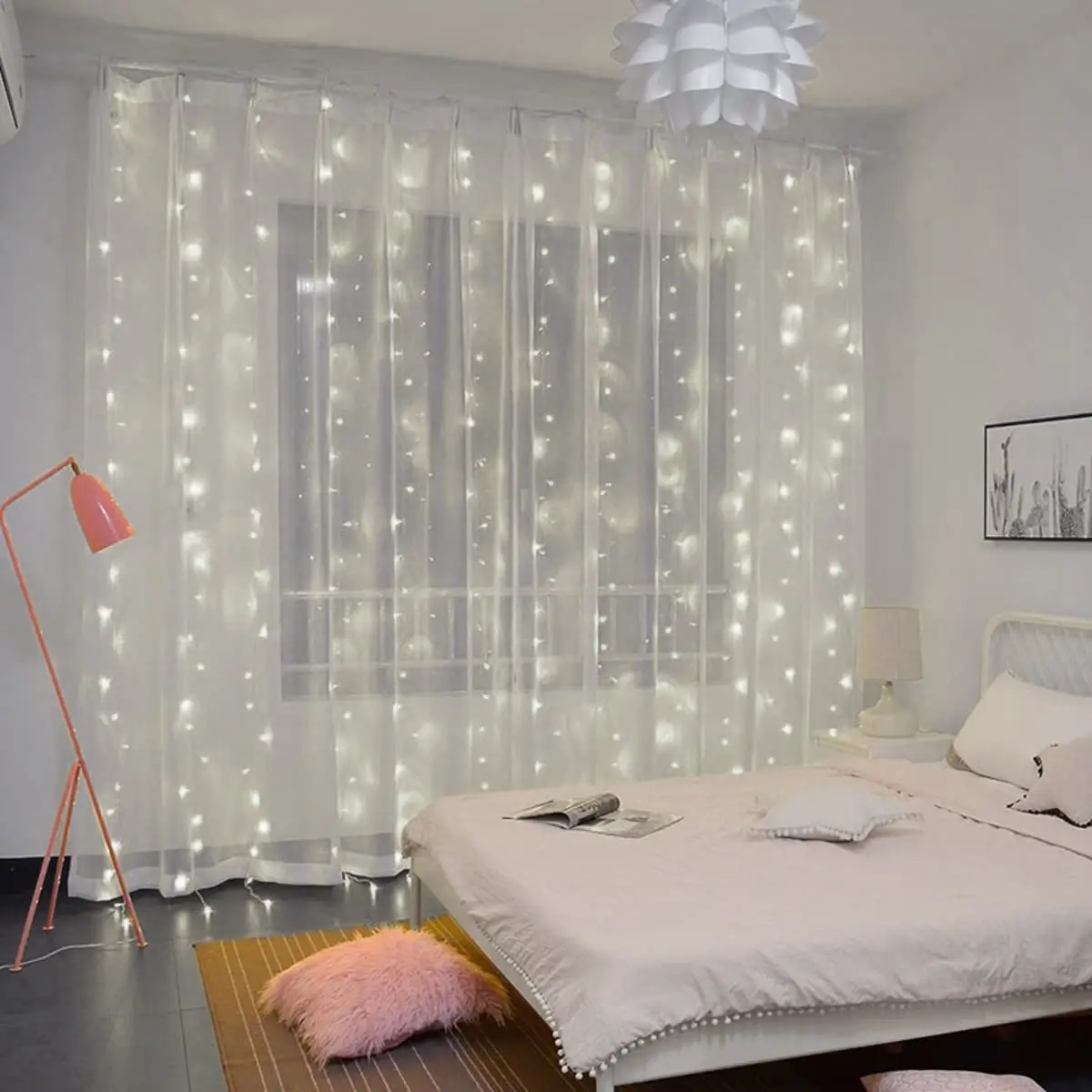 ZOUTOG Curtain String Lights-fig1