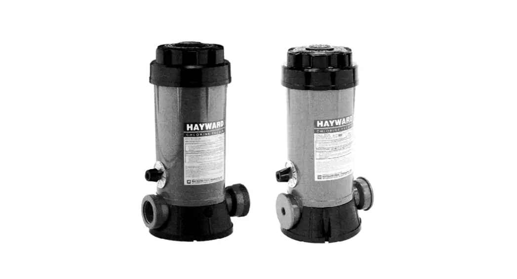 Hayward Series Cl100/110 Automatic Chlorine Feeders Owner's Manual Hayward Series Cl100/110 Automatic Chlorine Feeders Owner's Manual
