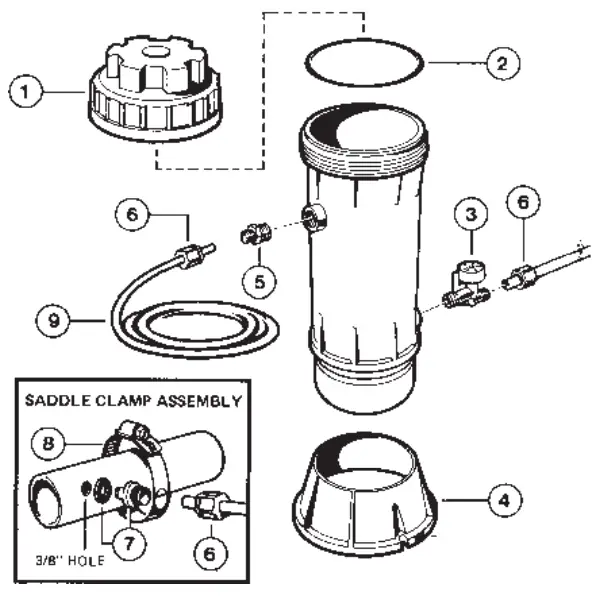 HAYWARD SERIES CL100 110 Automatic Chlorine Feeders - fig 5