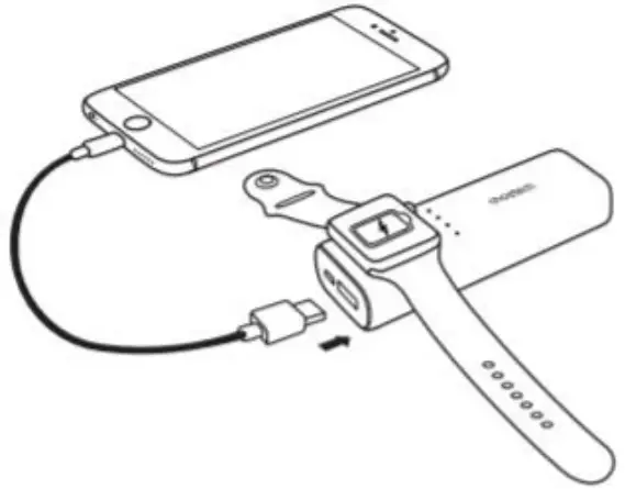 Choetech T315 Portable Power Bank to Apple Watch - USB Device
