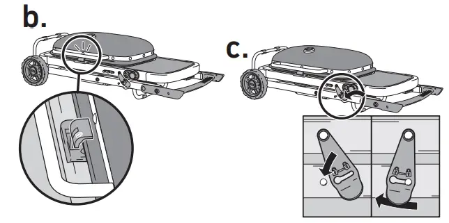 weber 76713 Traveler Travel Grill-B