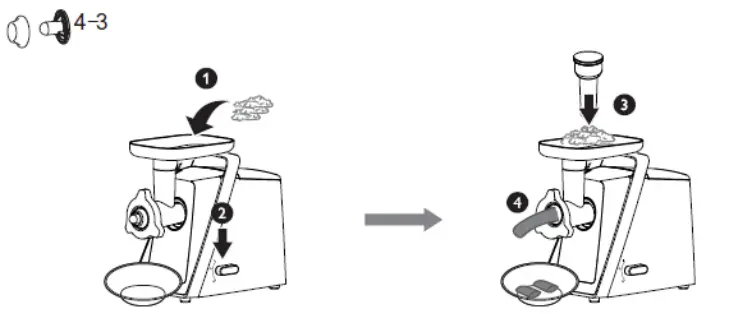 Amica-MM-3011-Meat-Grinder-Instruction-FIG-11
