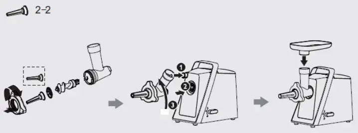 Amica-MM-3011-Meat-Grinder-Instruction-FIG-3