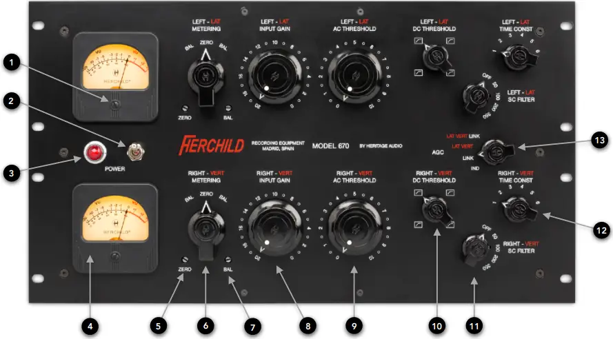 Heritage Audio 670 - FRONT