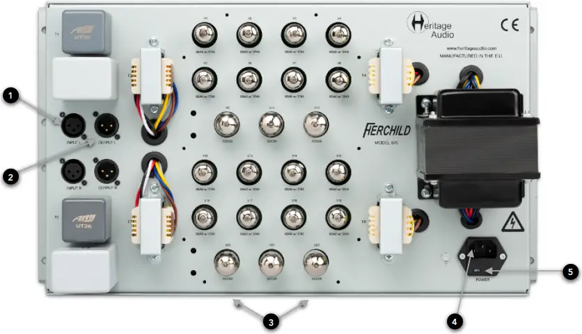 Heritage Audio 670 - REAR