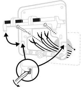 FIG 3 Wall box or Rear Wiring