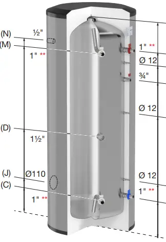 Flamco-LS-E-750-Stainless-Steel-Calorifiers-FIG-2