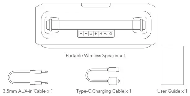 oraimo-OBS-75D-Boom Bass-Go Boom-Wireless Speaker-1