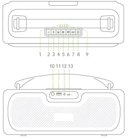 oraimo-OBS-75D-Boom Bass-Go Boom-Wireless Speaker-2