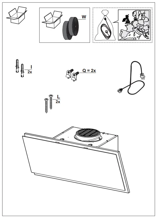 FRANKE FMA 2.0 907 Wall Hood - Fig 1