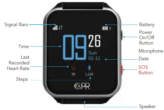 CPR Guardian III Alarm Watch - Guardian