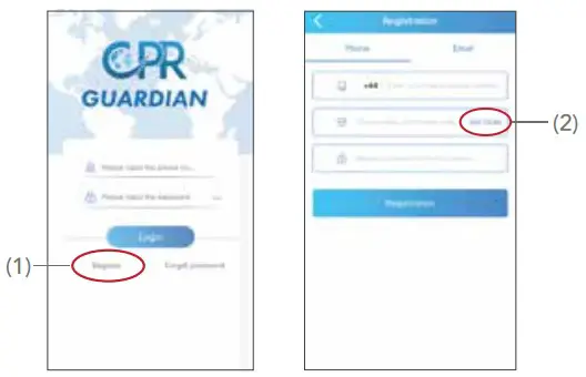 CPR Guardian III Alarm Watch - Register