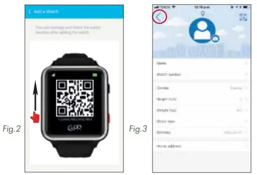 CPR Guardian III Alarm Watch - Watch QR Code