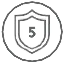 5 Year Warranty Icon