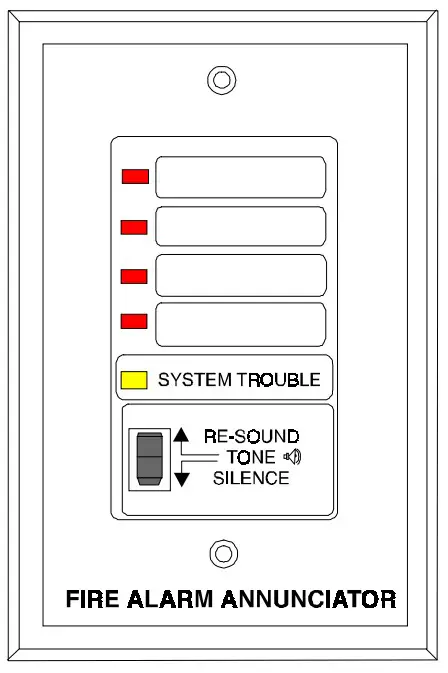 NOTIFIER RZA-4X Remote Annunciator (1)