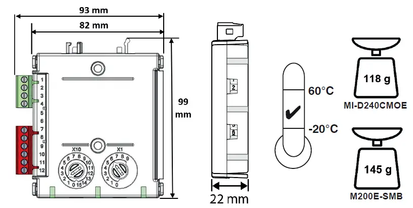 Honeywell MI-D240CMOE Single Relay Module 1