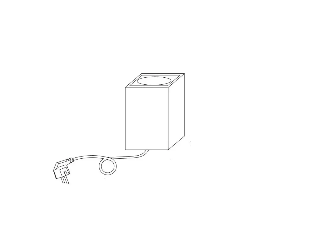 Qazqa 105592 Lennard Gs Rusty Square Instruction Manual