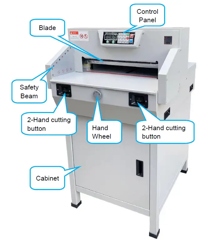 Sysform-P4505-Electric-Paper-Guillotine-FIG- (10)