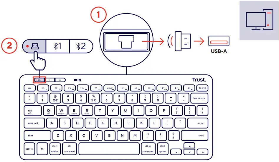 Trust 24709 Lyra Keyboard - figure 3