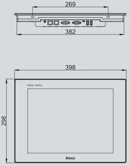 Kinco-GT150E2-Green-Series-HMI-Touch-fig-2