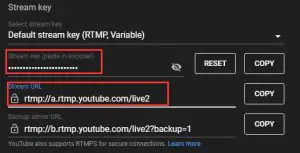 AVMATRIX H.265-H.264 SDI Streaming -- Enter the stream