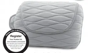 Homedics SP-25H Ultra Plush Shiatsu and Vibration Massage Pillow with Heat Instruction manual and Warranty Information