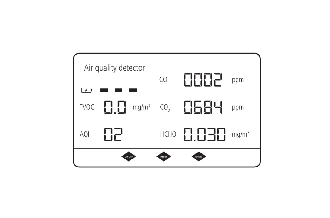 Hama 00186425 Air Quality Detector Instruction Manual