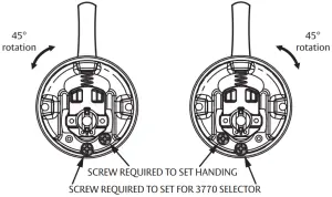 Selector setting and handing