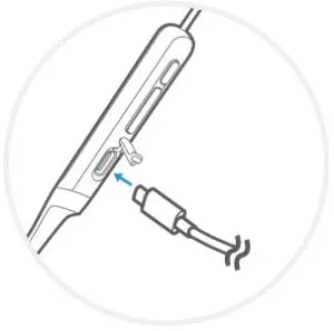 Saramonic SR-BH5 Noise Cancelling Wireless Sport Headphones - Charging