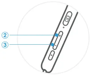 Saramonic SR-BH5 Noise Cancelling Wireless Sport Headphones - Volume