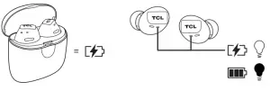 TCL SOCL500TWS Wireless Earbuds with Pumping Bass -battery1
