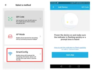 ToSee Smart Life Wi-Fi IP Camera -Add the camera by Smartconfig