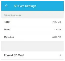 ToSee Smart Life Wi-Fi IP Camera -Micro SD card settings