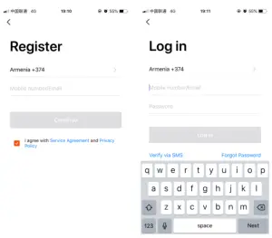 ToSee Smart Life Wi-Fi IP Camera - Register account