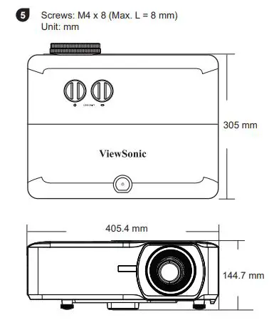 ViewSonic LS850WU DLP Projector fig5