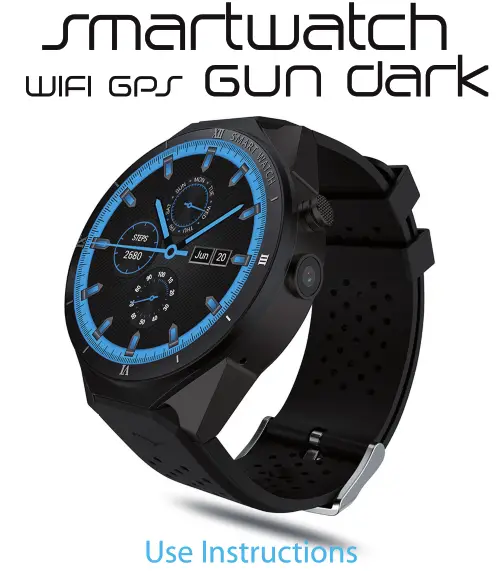 imperii RR FIRRRO SmartWatch WiFi GPS Gun Dark- Smart watch