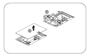 Disconnect the lamp connector