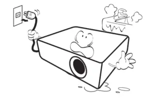 Do not place liquids