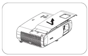 Remove the lamp cover