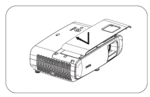 Replace the lamp cover