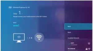 Wireless Projection for PC