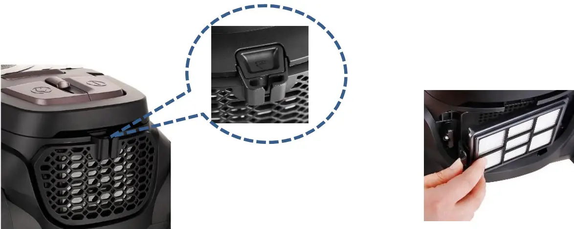 MOEBELIX 89980104 Vacuum Cleaner - HEPA AIR OUTLET FILTER