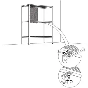 IKEA 404 899 46 Baggebo Shelving Unit - fig 9