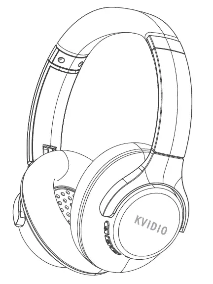 KVIDIO WH201A Wireless Headphones