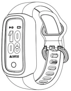 BIGGERFIVE VIGOR 2 Fitness Tracker Watch