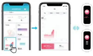 BIGGERFIVE VIGOR 2 Fitness Tracker Watch - Heart Rate Monitoring 1