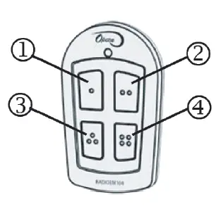 9141 0720 Quebec Dba Manaras Opera 100 Series Rolling Code Transmitters-2