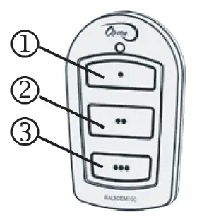 9141 0720 Quebec Dba Manaras Opera 100 Series Rolling Code Transmitters-4