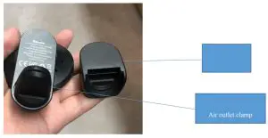 Baseus WXJN Wireless Charger - Air outlet clamp