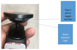 Baseus WXJN Wireless Charger - Type c power